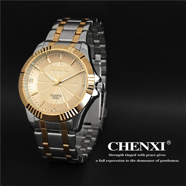 Very Cheap Wristwatches Man Male Watches Stainless Steel Quartz Men Watch Rose Gold Luxury