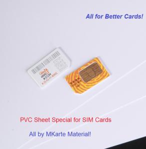 China Special Sheet Materials Pvc Plastic Sheet For SIM Card Body Production wholesale