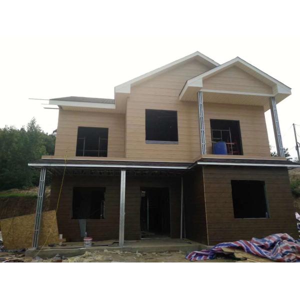 Eco Friendly 0.4mm Steel PU Sandwich Wall Panel Stone Pattern Width 380mm