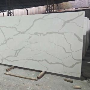 China Cut - To - Size Artificial Quartz Stone , White Quartz Kitchen Worktops wholesale