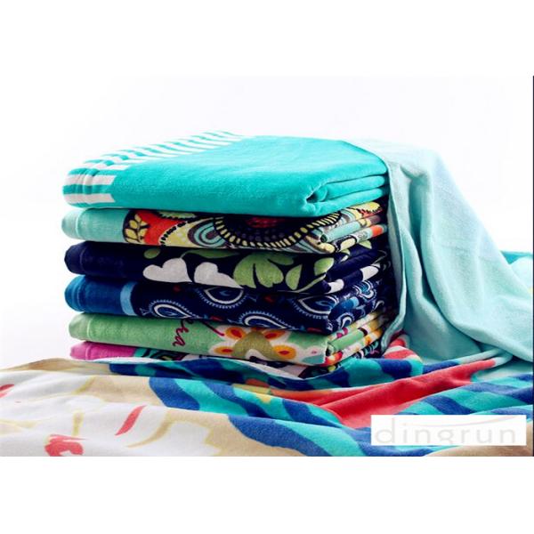 Bulk Logo Pbk Children Custom Printed Beach Towels Thick Absorbent 80*160cm