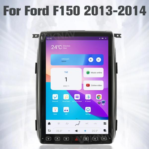 Viknav Car Radio For Ford F150 (2013 2014) 14.4 inch Car Radio GPS Navigation Multimedia Player With CarPlay