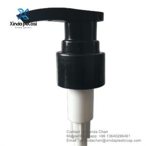 China Black Cosmetic Bottle Caps Plastic Lotion Pump For Plastic Lotion Bottles on sale