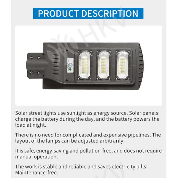 30W/60W/90W/120W All In One LED Solar Street Light Outdoor Super Bright Sensor Waterproof