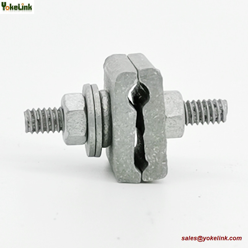 China Galvanized D Cable Lashing Wire Clamp 1/4&quot; to 7/16&quot; Strand Cable Lashing Clamp wholesale