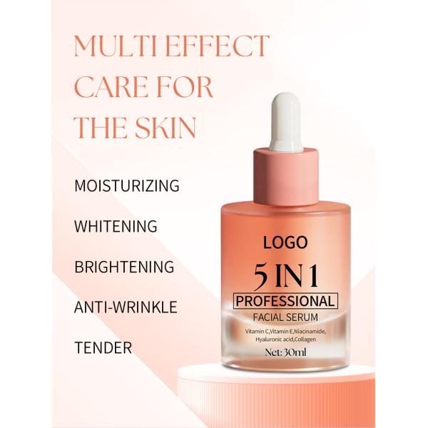 5 In 1 Skin Care Serum Dark Spot Whitening Serum Vitamin C Facial Serum