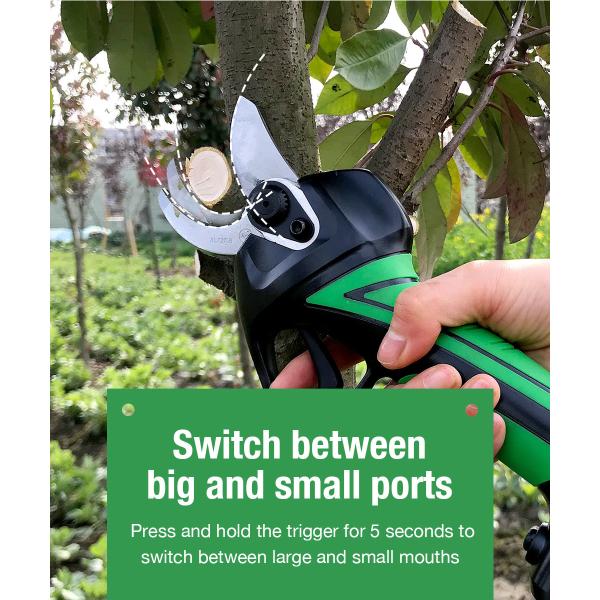 3.2CM Cordless Electric pruning scissors with LED screen cordless pruner