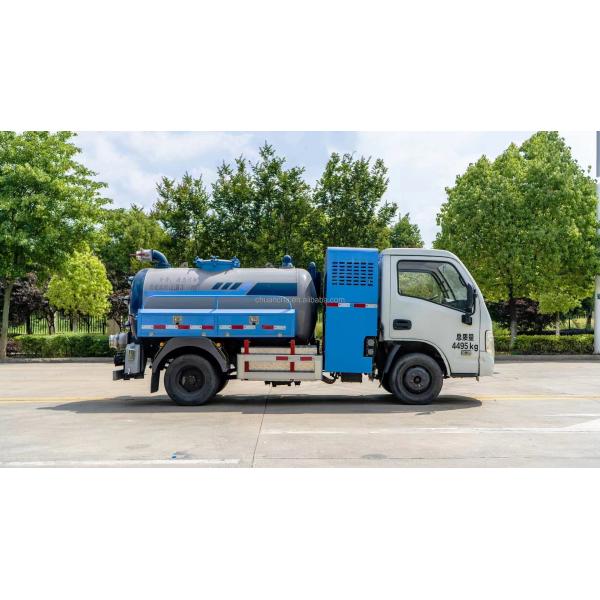 High Pressure Mini Size Electric Septic Tank Truck With Fecal Suction Truck
