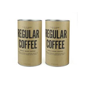 Recycle Eco-friendly Paper Tube Packaging , Food Grade Tea Package