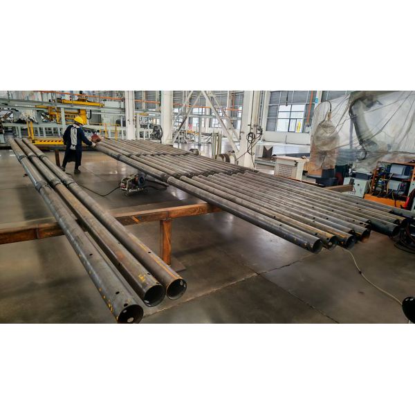 11 METERS TUBULAR STEEL POLES TENSION IRAQI STAIRCASE STEEL POLES