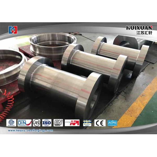 Cylinder I Shaped Grove Stainless Steel Forging , Metal Forging Process Frame Package