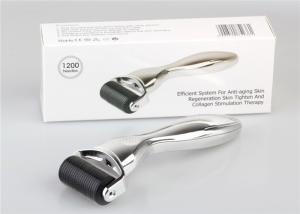 China Stainless Steel 1200 Micro Derma Roller With Interchangeable Head For Acne Scar Freckle wholesale