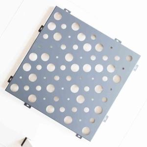 Corrosion Resistance Perforated Mesh Sheets , Customized Color Perforated Steel