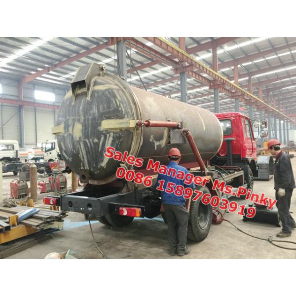 8000Liters Sewage Suction Truck Dongfeng Jet Vacuum Suction Truck 4×2 Driving Type