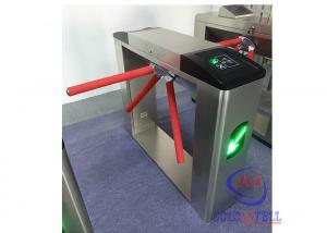 China 110 volts full automatic Hs code tripod turnstile barcode scanner for stadium wholesale