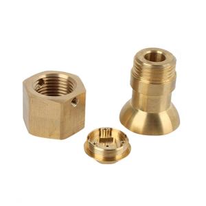China Zinc Plating Casing Joint Brass CNC Machining Parts on sale
