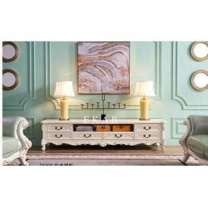 China Antique French Style Wood White Tv Stand OY-DG08 wholesale