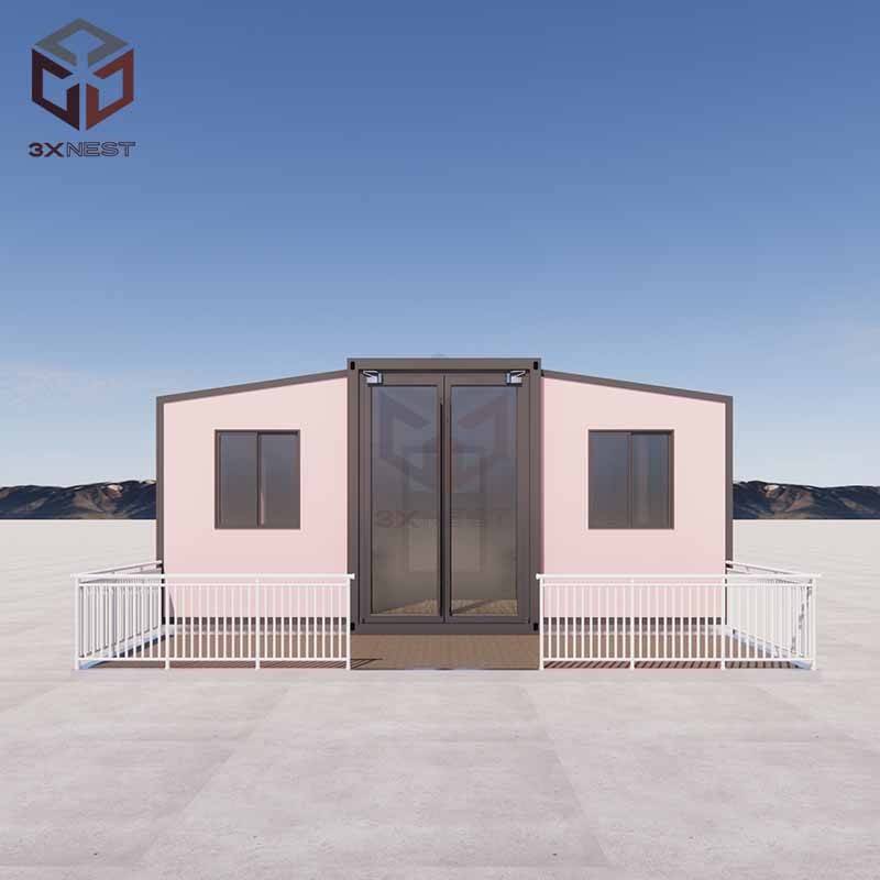 China Double Wing Prefab Container House with Broken Bridge Aluminum Window wholesale