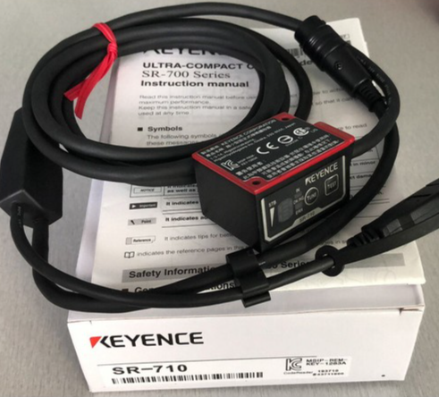Ultra Compact SR-710 Keyence 1.8M Cable Fixed Code Reader High Speed 12 PIN