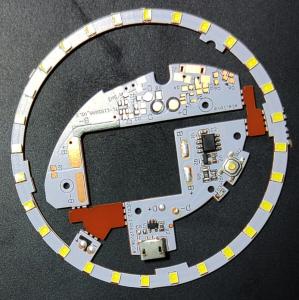 China Single Layer Flex PCB Manufacturing For Mini Makeup Mirror LED Light With USB Connector wholesale