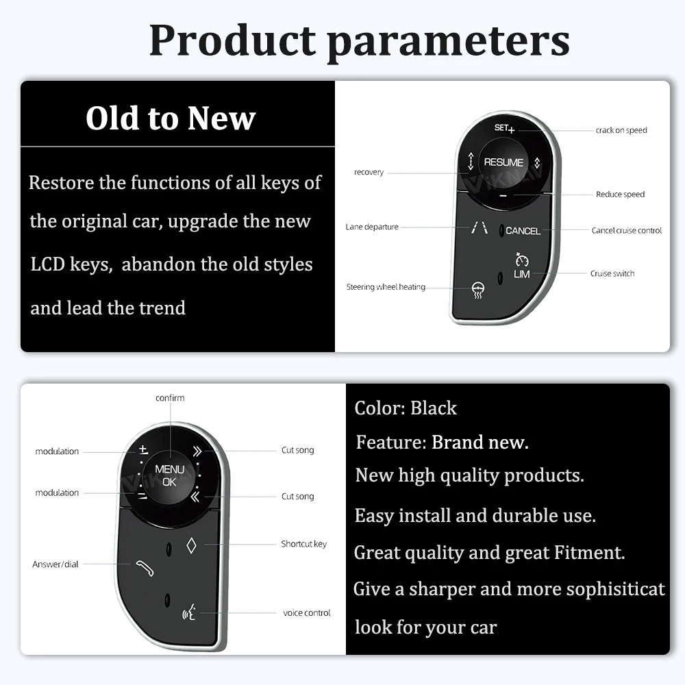 Viknav Android 12 Touch Screen Car Radio For Range Rover Sport L494 2013-2017 GPS Navigation Multimedia Player Android Auto