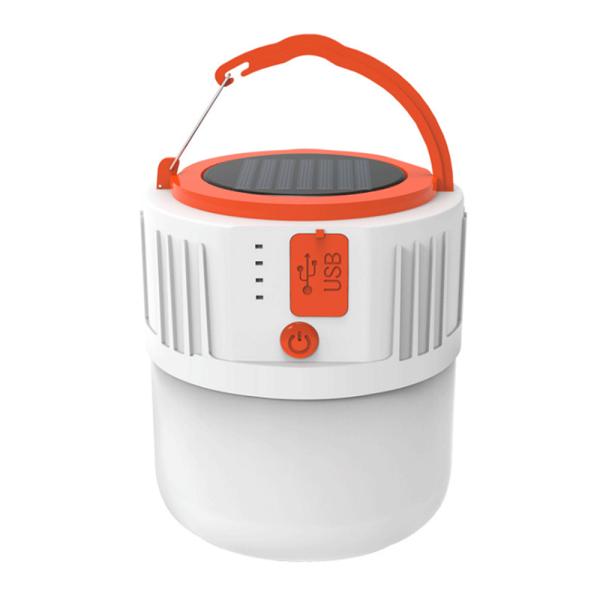 Multifunctional IP45 Solar Powered Portable Lights Solar Rechargeable Emergency Light