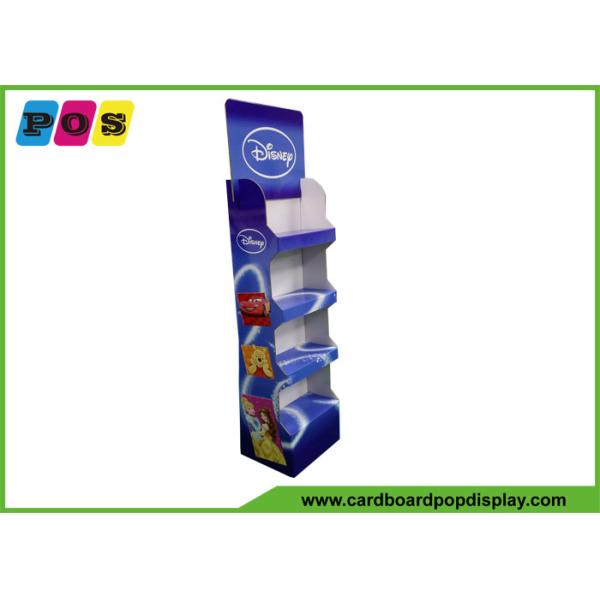 Quality Retail Stores Portable Cardboard Merchandising Displays With 4 Trays And CMYK Printing FL170 for sale