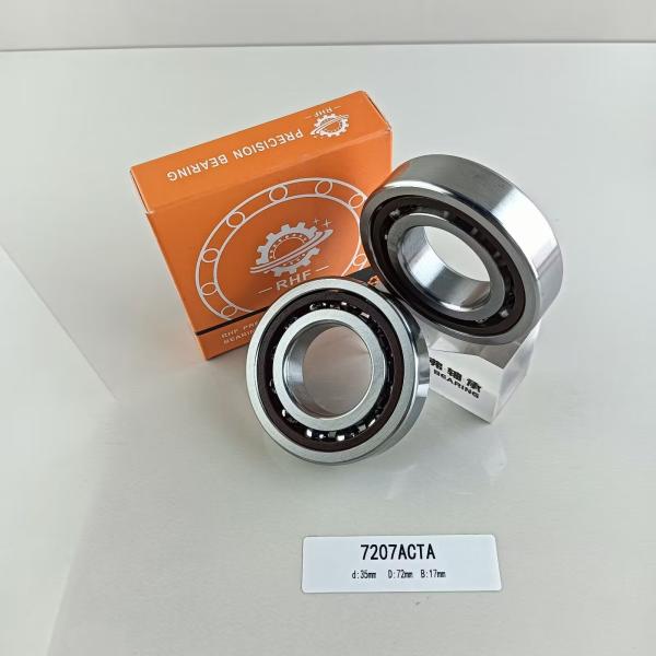Single Row 35*72*17mm Angular Contact Ball Bearing 7207AC with 25° Contact Angle