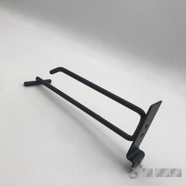 Steel wire Shelving Accessories Metal Slatwall Hooks 30cm 25cm size