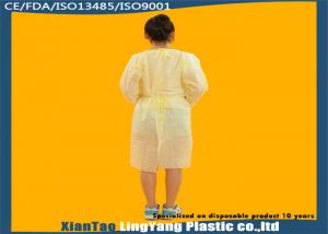 China Custom Size Disposable Medical Gowns , Disposable Dressing Gowns S-3xl wholesale