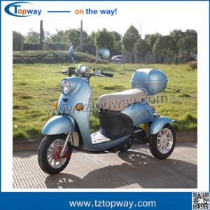 China E-Trike for 2 adults/electric tricycle for handicappe/Motorized Shopping Tricycle wholesale