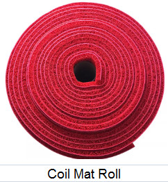 Floor Door PVC Coil Mat Roll Pure Color Machine Made 8-18mm Thickness