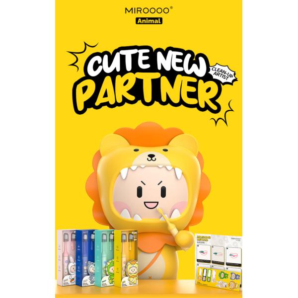 MIROOOO Waterproof Sonic Electric ToothBrush IPX7 Waterproof With Smart Timer