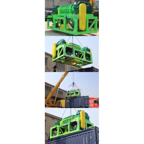 Factory price high capacity waste tyre used tire shredder machine for sale