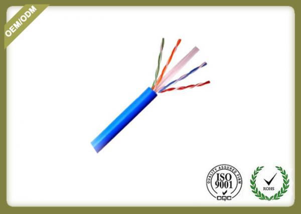Quality 23AWG Multi Core Network Fiber Cable , Cat6 Utp Cable With Solid Bare Copper for sale