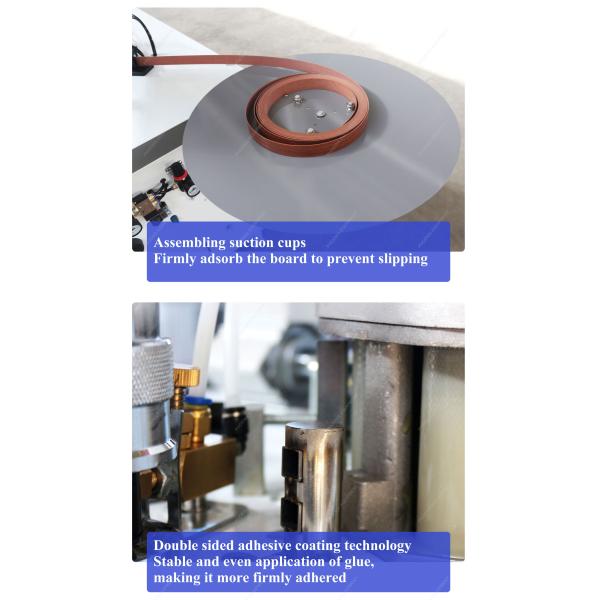 Customized Logo Curve Automatic Edge Bander Banding Machine For Woodworking Industry