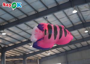 China Big Oxford LED Inflatable Flying Fish For Amusement Parks wholesale