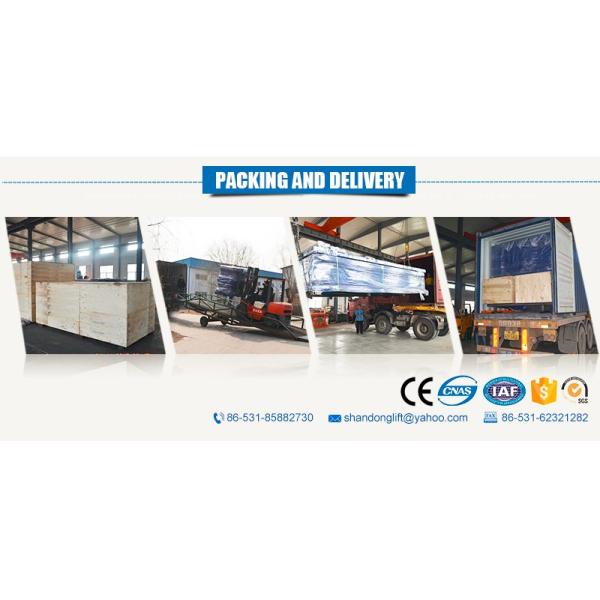 CE TUV 2T Stationary Hydraulic Scissor Lift Platform Warehouse Cargo Scissor Lift