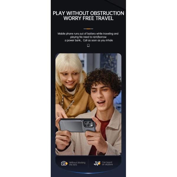 Magnetic Wireless Power Bank Charger Convenient Space Saving Modern Design