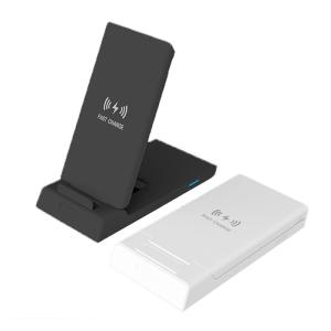 ABS PU Qi Standard Desktop Wireless Charger Response Long Distance