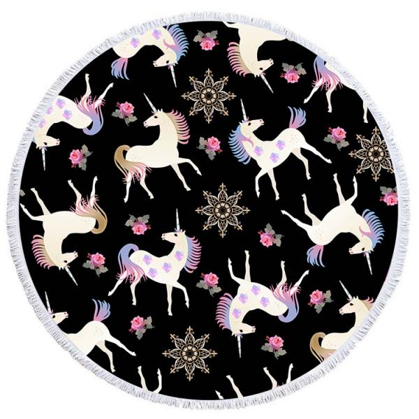 Swimming Lightweight Beach Towel , Striped Beach Towel Fast Drying Colorful