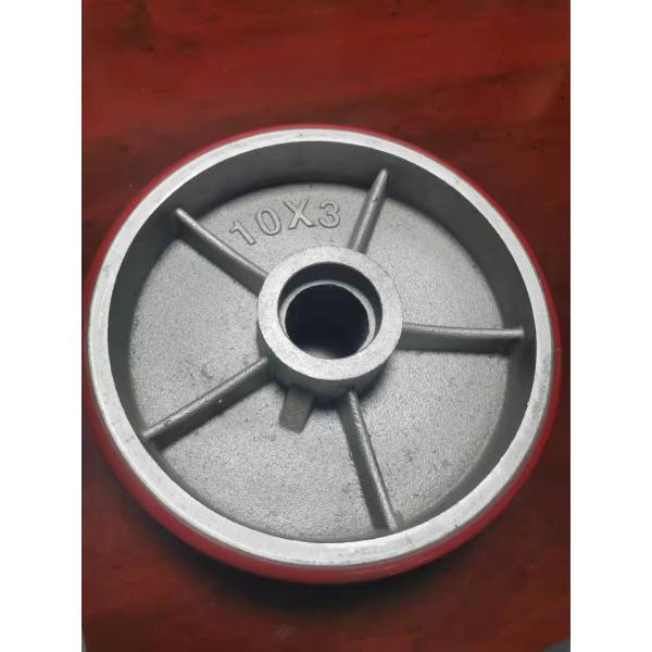 Iron Caster PU Wheels Super Heavy Duty Swivel Casters 1500kgs 1.5tons