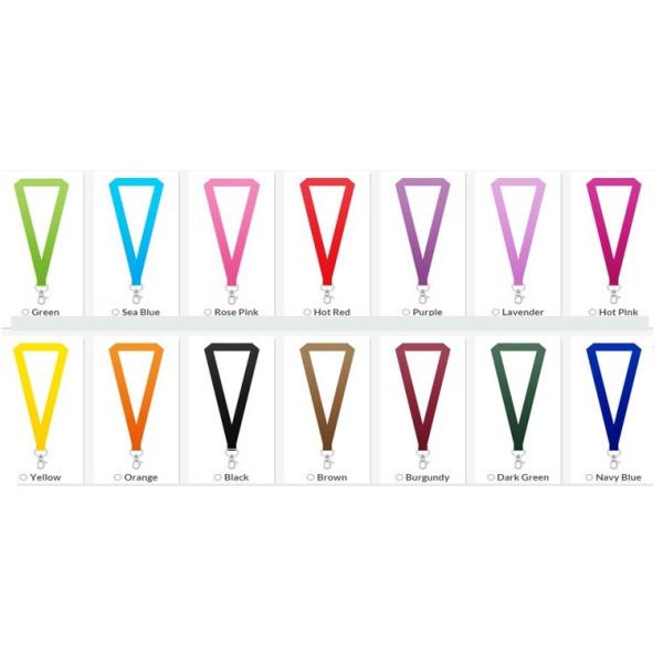 Red color Silk Screen Lanyards , ID card holder lanyard custom printing with BSCI