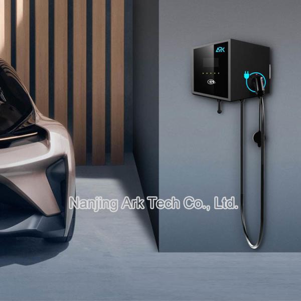 Natural Cooling 11KW Wall Mounted AC Commercial EV Charger