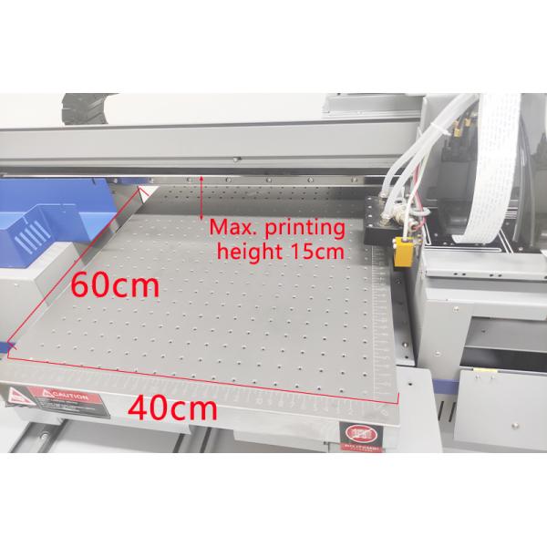 Multifunction Glass Stone Leather Wood PVC 4060 Size Phone Case Printing Machine Label Sticker Uv Flatbed Printer