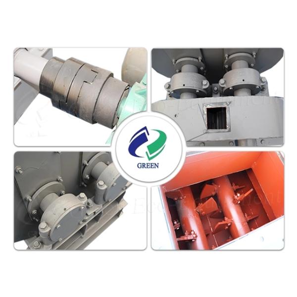 Large Capacity Double Shaft Mixer Machine For Clay Cement Concrete