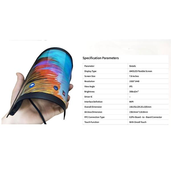 OLED display connection interface