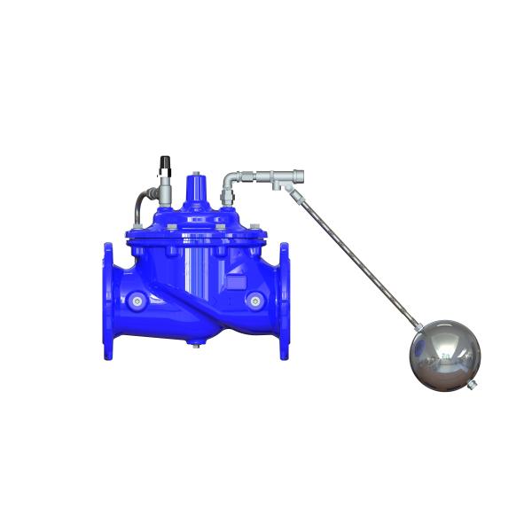 China EPOXY Coated Blue Float Control Valve Replaceable Seat Ring Available wholesale