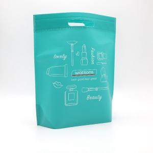 China WENZHOU die cut handle non woven carry bag hot sales eco d-cut reusable non woven bag wholesale