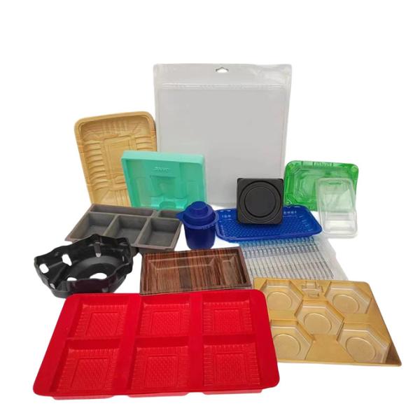 Round Edge Plastic Blister Pack Vacuum Food Plastic Packaging Tray